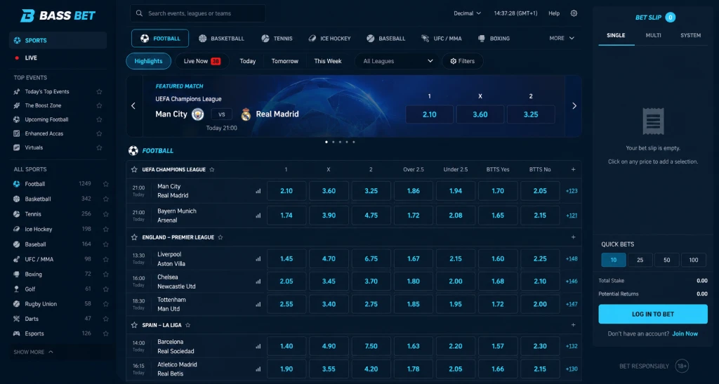 cashback sportowy bassbet casino
